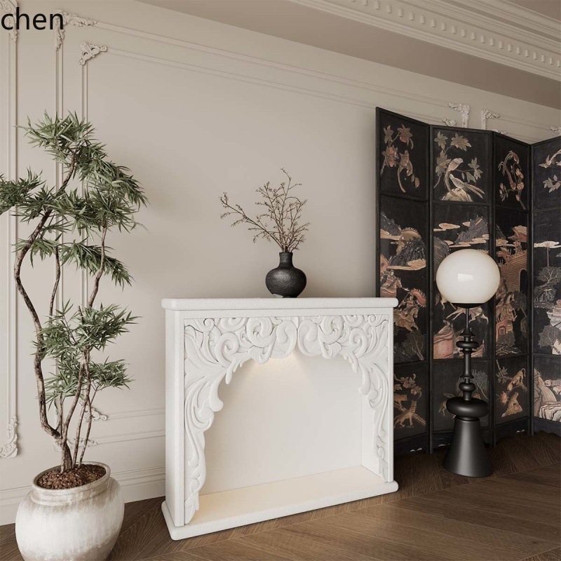 Photography Lighting Style - Armário Decorativo Estilo Creme HT para