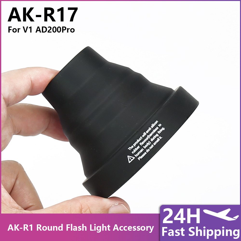 Snoot Flash Modifier - Modificador de Flash AK‑R17, Acessório Portátil