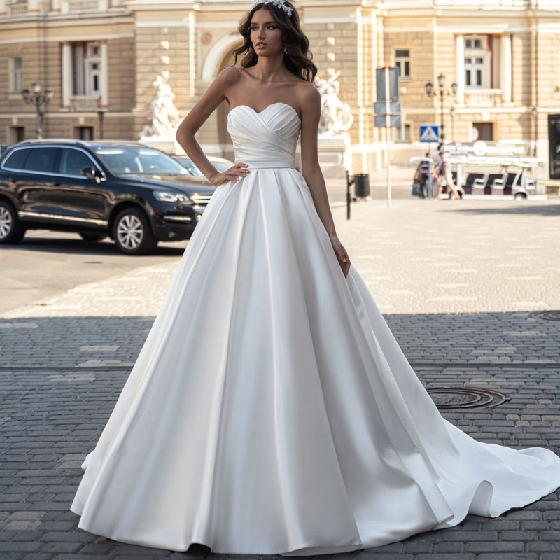 Photography Lighting Basics - Vestido de casamento leve de cetim