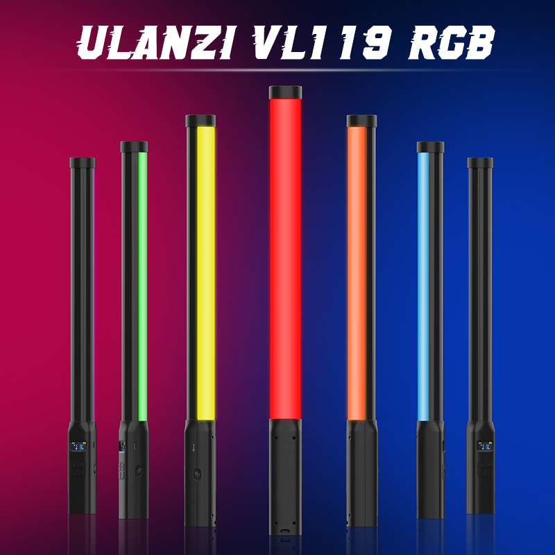 Torjim Rgb Photography Video Lighting - Ulanzi VL119 portátil RGB colorido vara