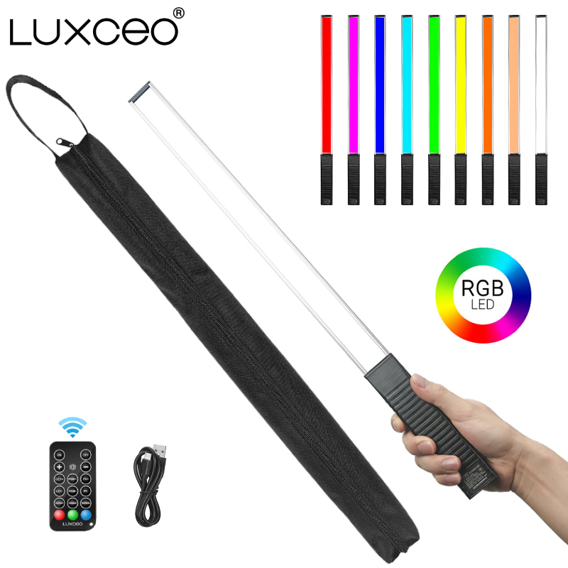 Torjim Rgb Photography Video Lighting - LUXCEO Varinha de luz portátil de