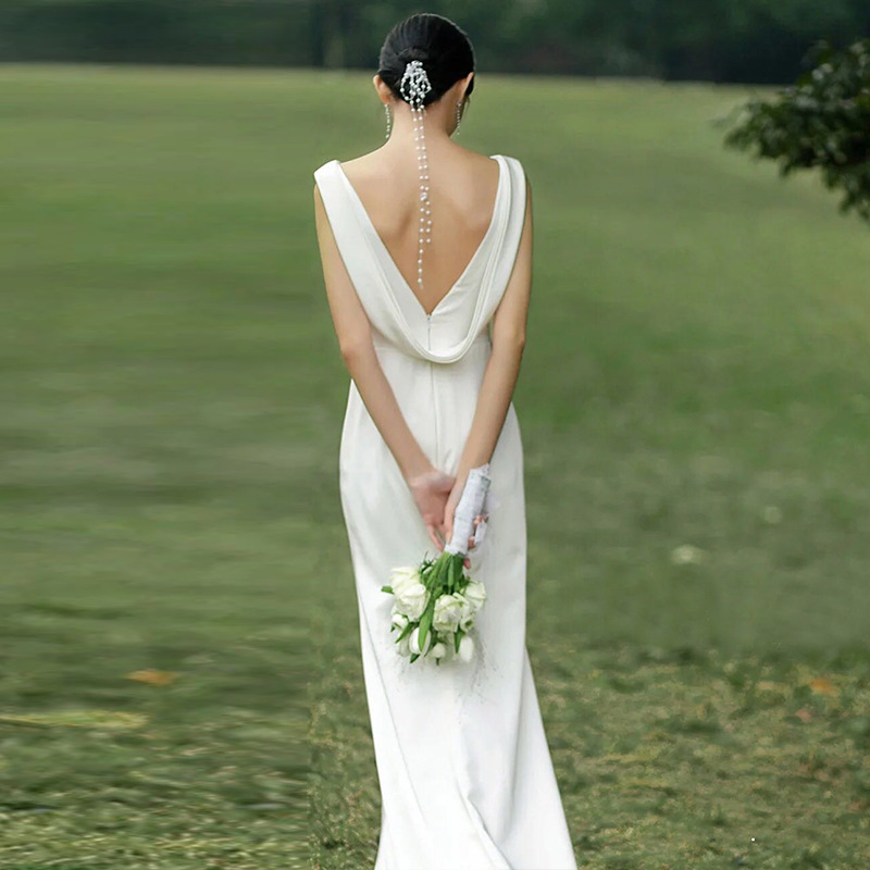 Photography Lighting Style - Vestido de Noiva Estilo Coreano Leve