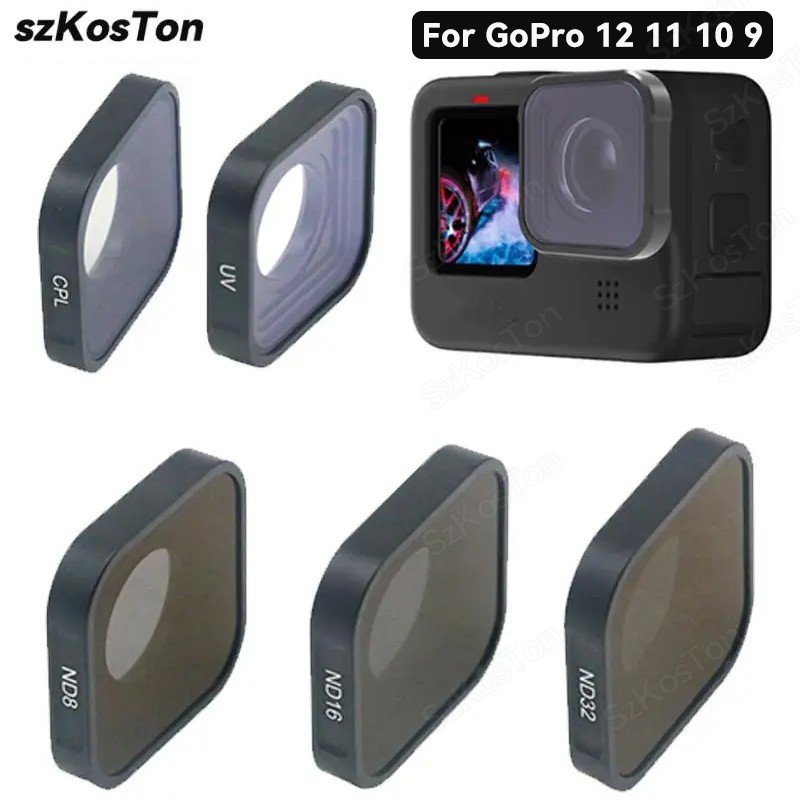 Gopro Action Camera Hero 11 Black - Filtro uv cpl nd8 nd16 nd32