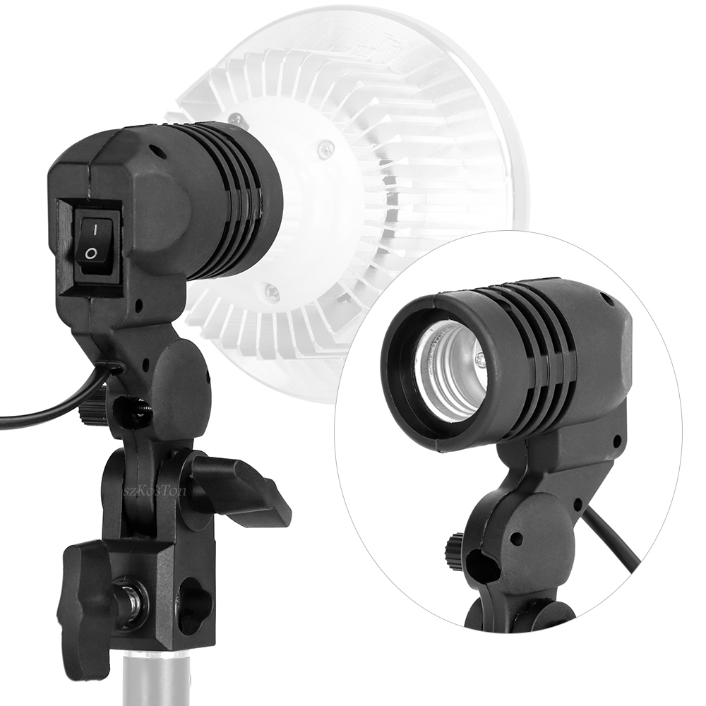 Photography Lighting With Umbrella - Suporte de lâmpada de cabeça única