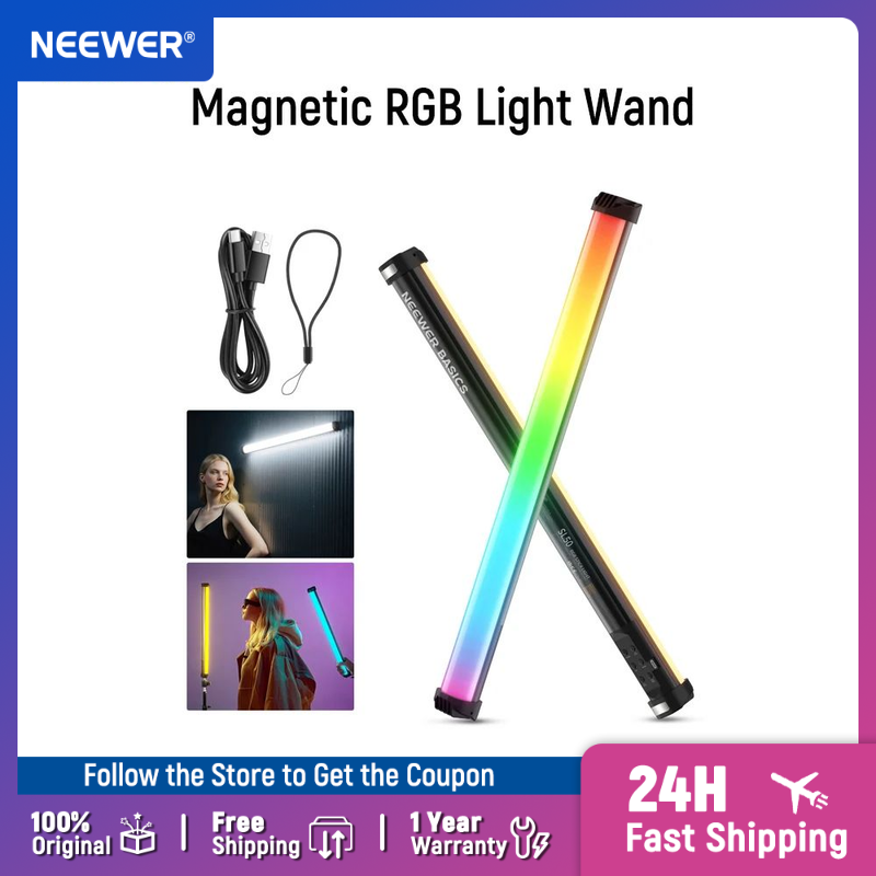 Torjim Rgb Photography Video Lighting - Neewer básico 21 