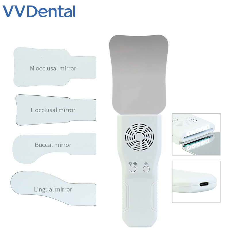 Photography Lighting Kit - Conjunto de Espelhos Odontológicos Antiembaçantes VVDental: