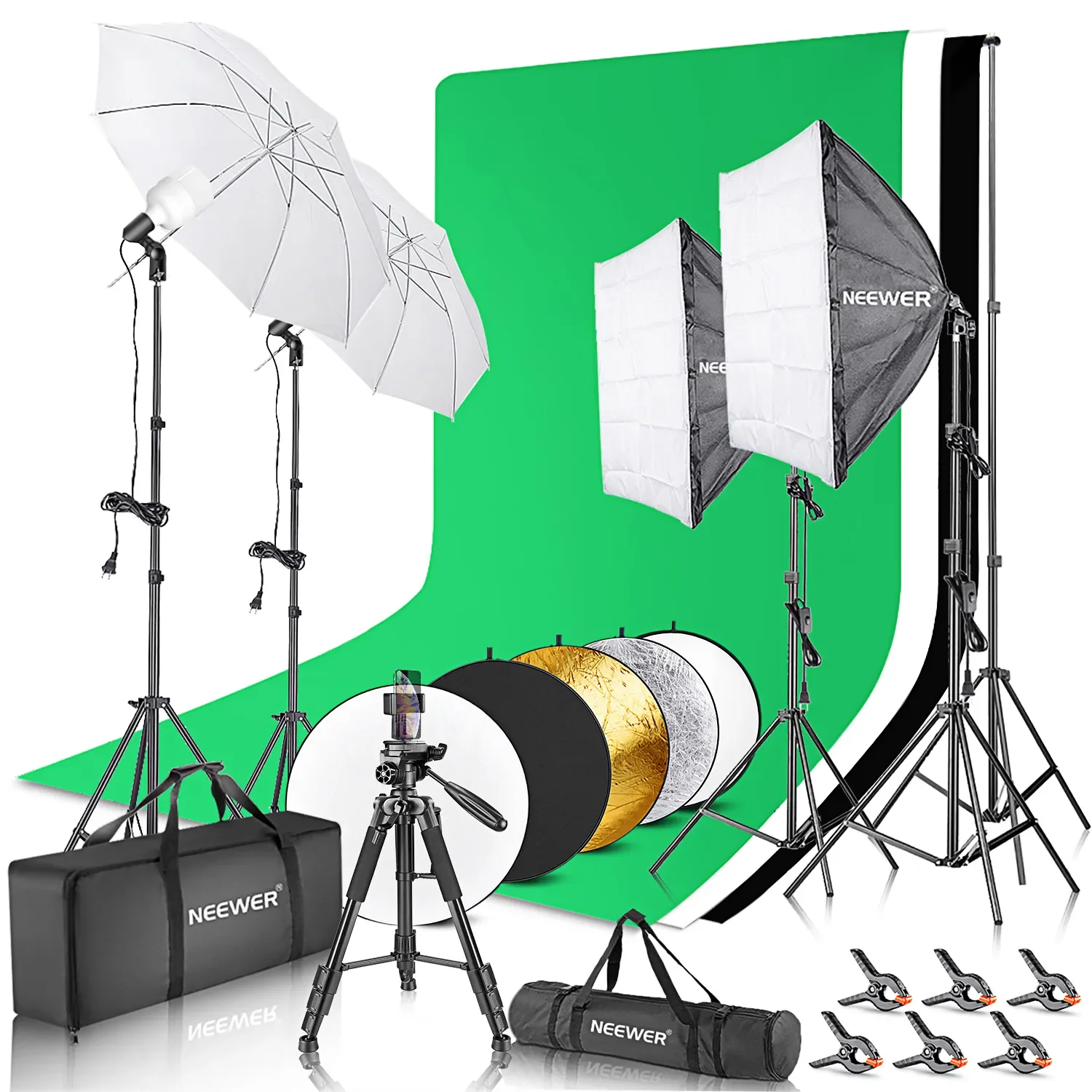 Photography Lighting Kit Neewer - Kit Completo de Iluminação Fotográfica Neewer: