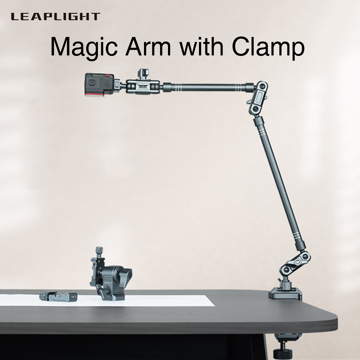 Photography Lighting Overhead - Braço Mágico LEAPLIGHT com Grampo W,