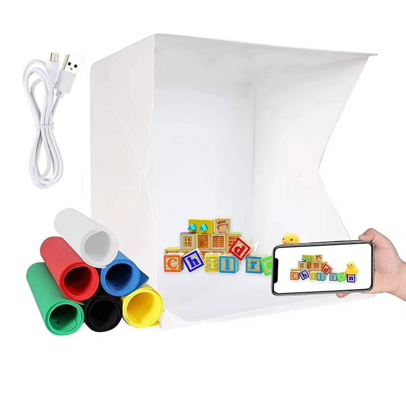 Photography Lighting Kit - Caixa de Luz Dobrável Portátil para