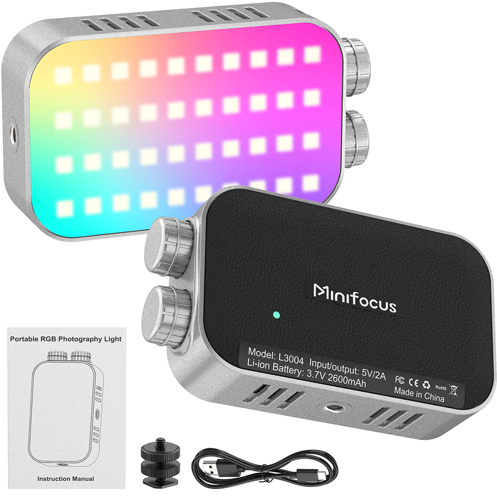 Torjim Rgb Photography Video Lighting - Luz de Preenchimento RGB Portátil Pocket