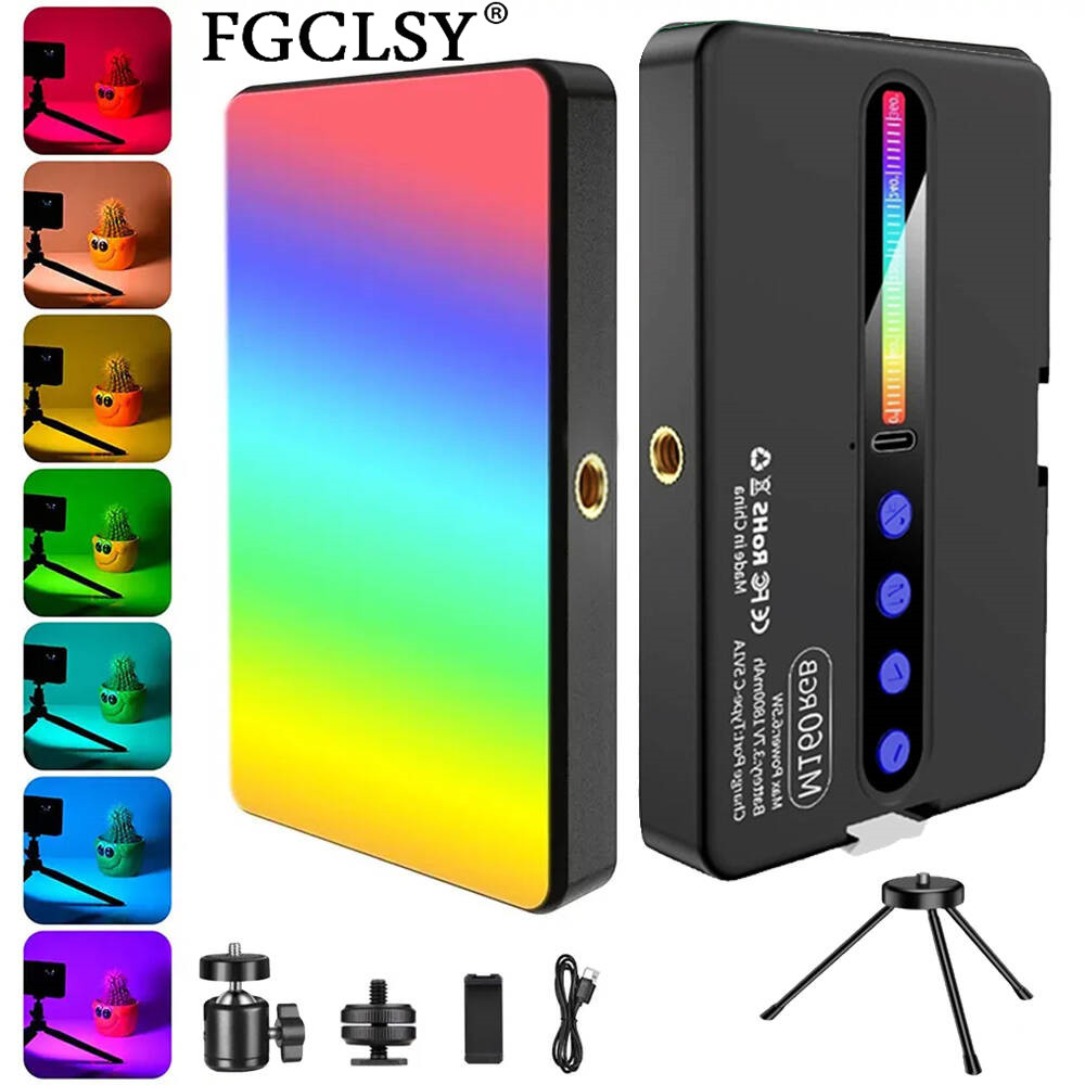 Torjim Rgb Photography Video Lighting - Luz led rgb para câmera, kit