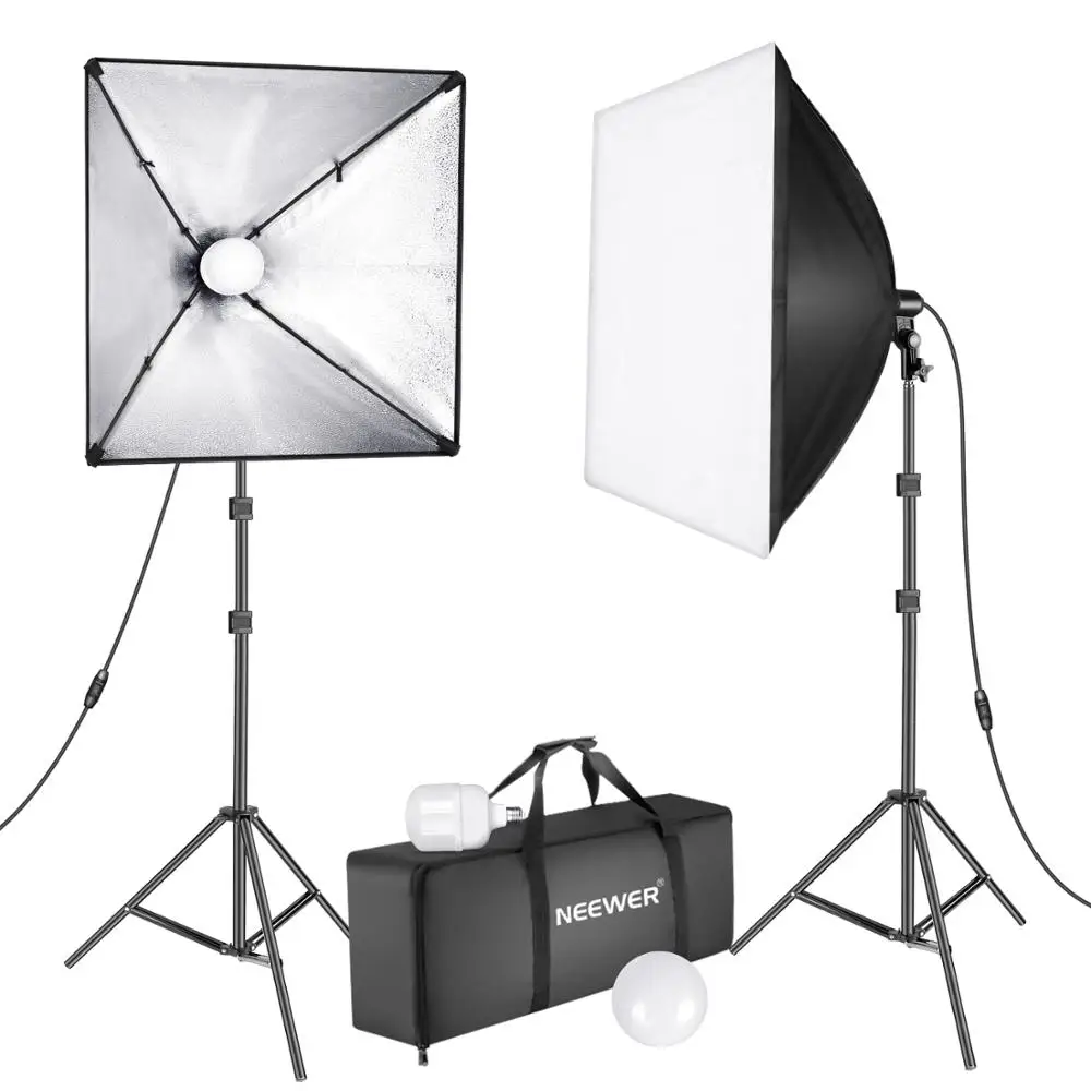 Photography Lighting Kit Neewer - Kit de Iluminação Softbox LED Neewer