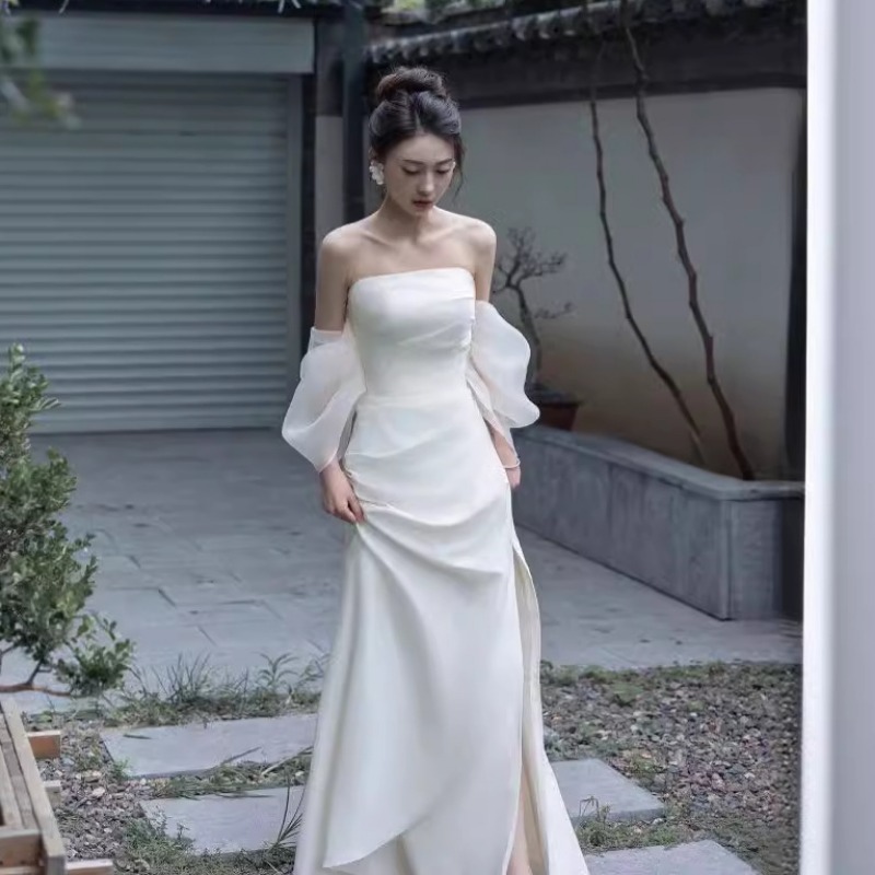 Photography Lighting Basics - Novo Vestido de Noiva Estilo Chinês