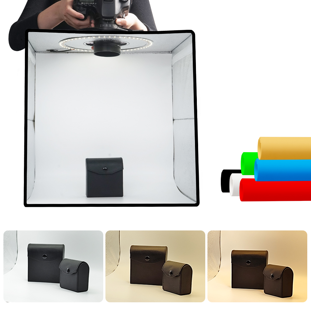 Photography Lighting Kit - Lightdow regulável caixa de fotos led