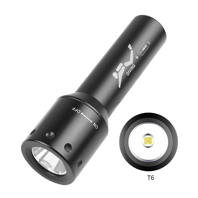 Photography Of Lighting - Nova Lanterna de Mergulho T6 LED