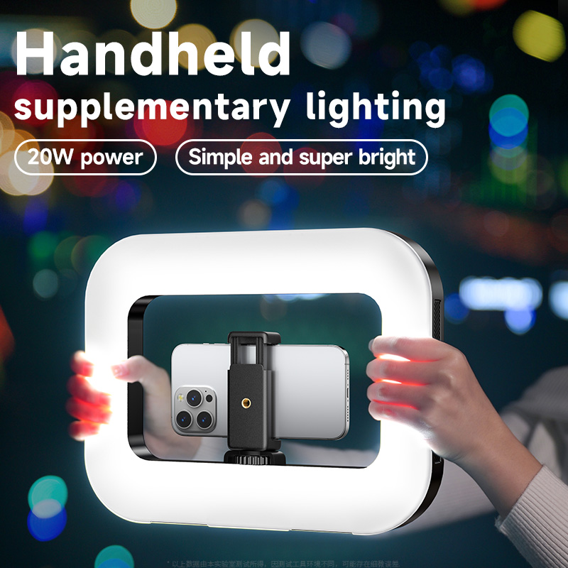 Photography Lighting Overhead - Anel de luz led recarregável com