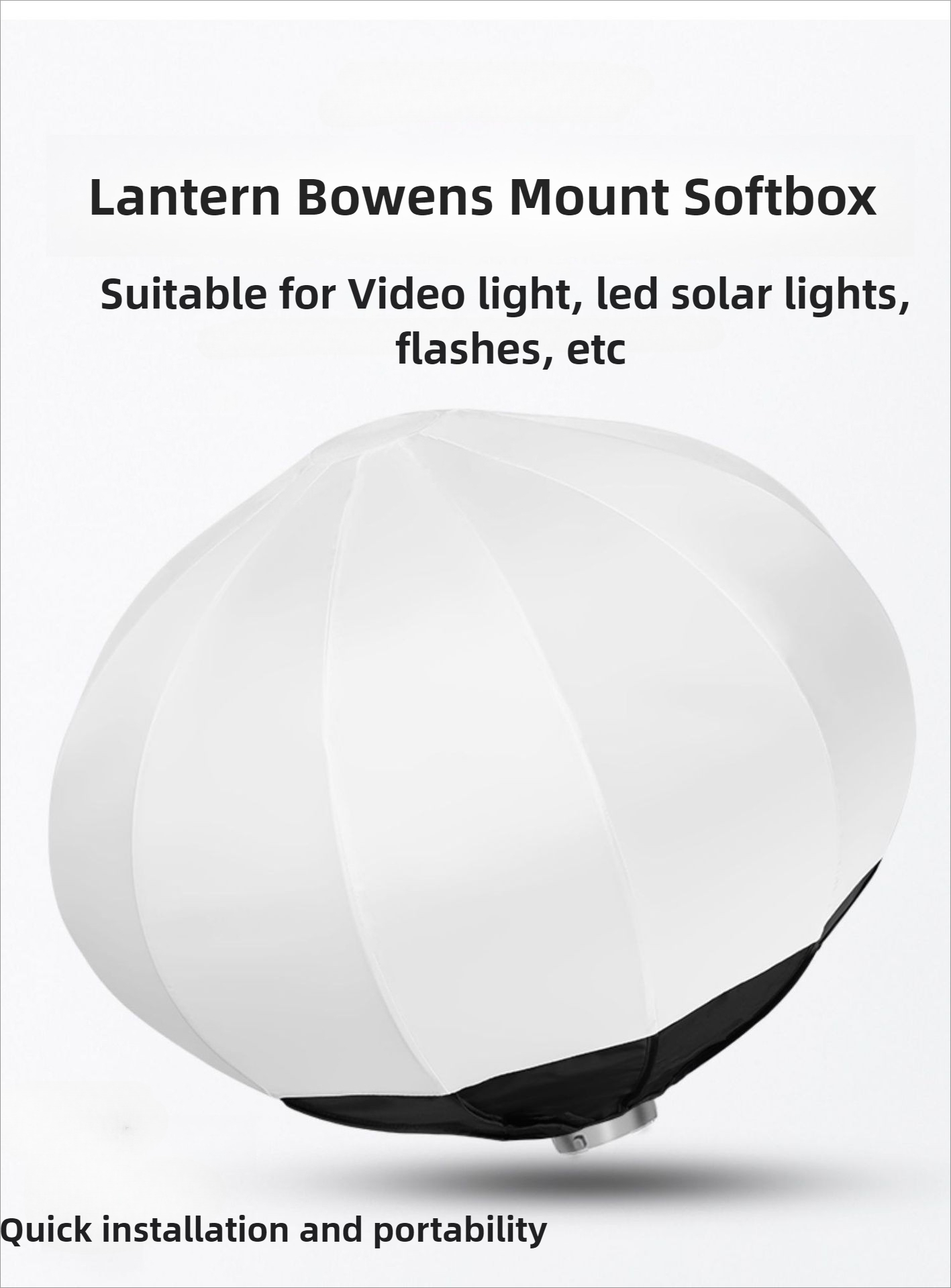 Globe Modifier Round - Globo lanterna softbox 55cm 65cm difusor