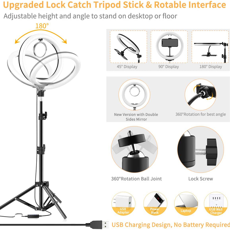 Luz de Anel LED para Selfie 16 - Photography Lighting Overhead avaliação e preço