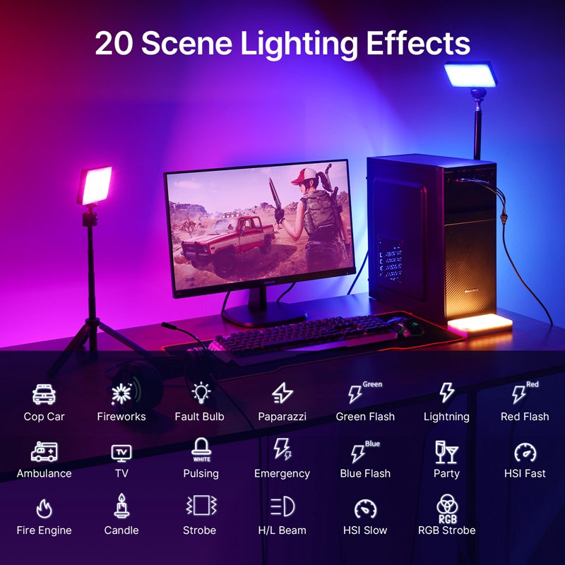 Luz de Vídeo RGB ULANZI LT002, - Torjim Rgb Photography Video Lighting avaliação e preço