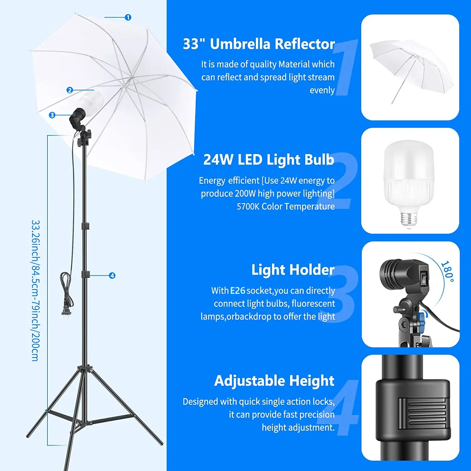 Kit de Iluminação para Fotogra - Photography Lighting Kit Neewer avaliação e preço
