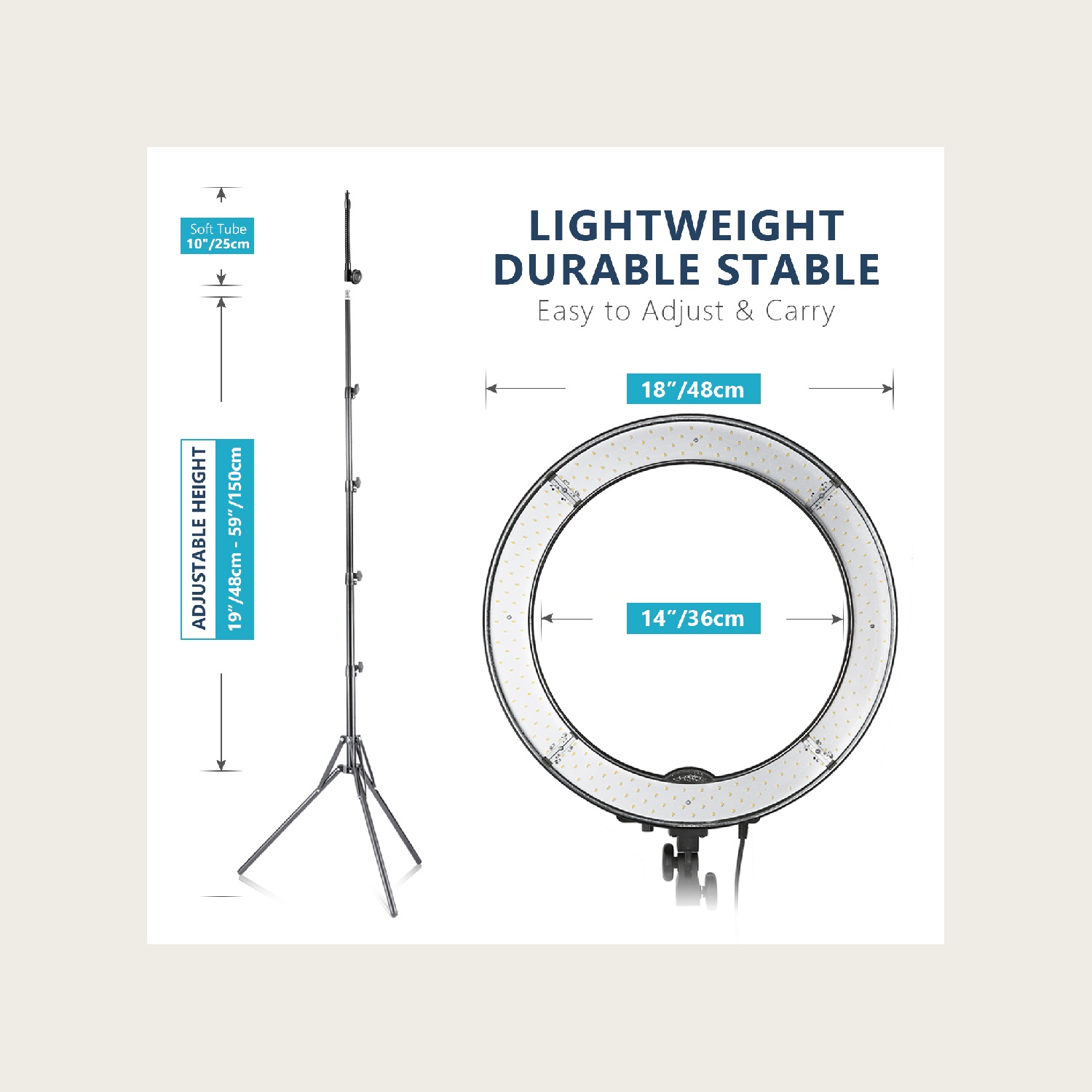 Kit de Iluminação Ring Light N - Photography Lighting Kit Neewer avaliação e preço
