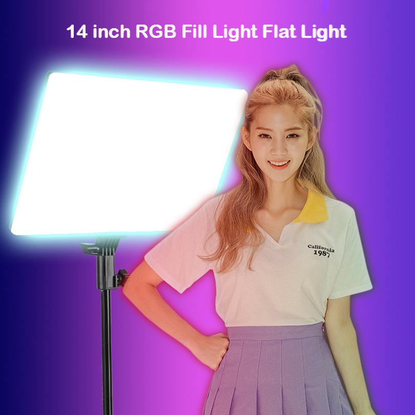 Luz de vídeo led rgb 14 '', co - Torjim Rgb Photography Video Lighting avaliação e preço