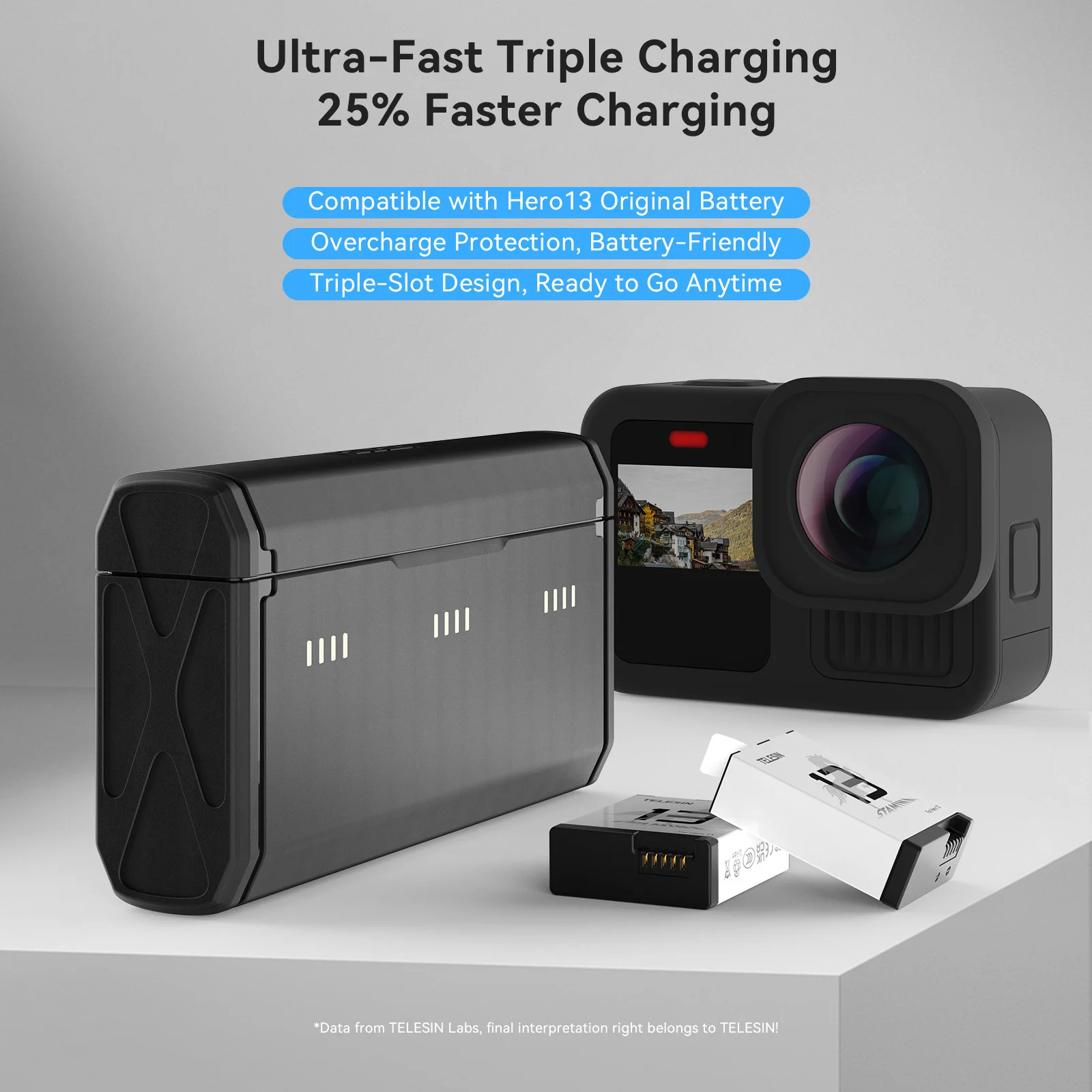 Telesin caixa de carregamento  - Gopro Action Camera Hero 11 Black avaliação e preço
