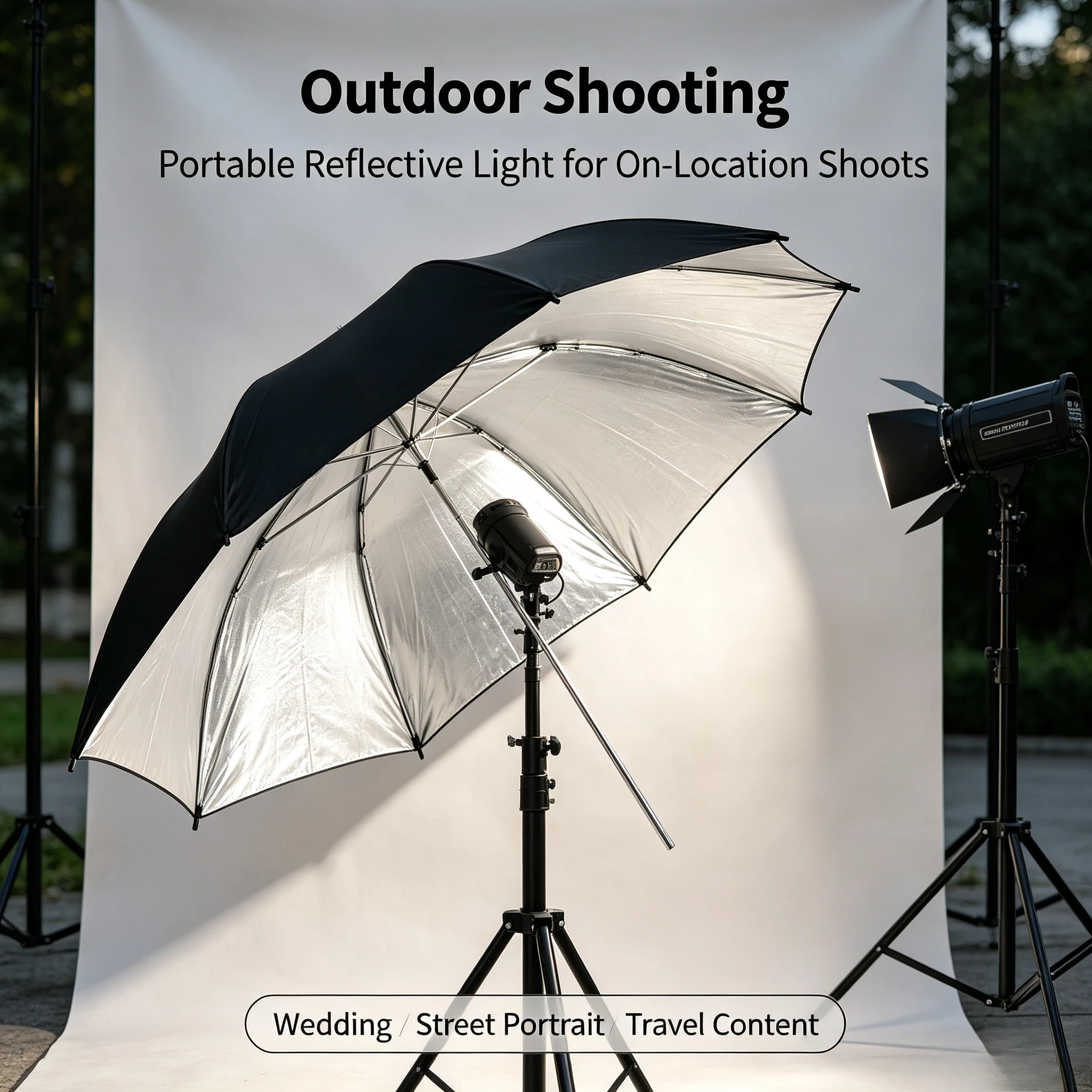 Guarda-chuva Refletor Preto Du - Photography Lighting With Umbrella avaliação e preço