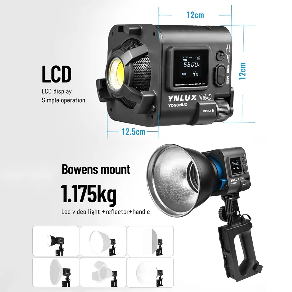 YONGNUO YNLUX100 100W 3200K-56 - Photography Of Lighting avaliação e preço