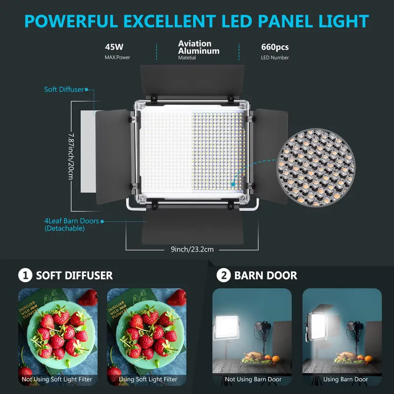 Kit de Iluminação para Fotogra - Photography Lighting Kit Neewer avaliação e preço