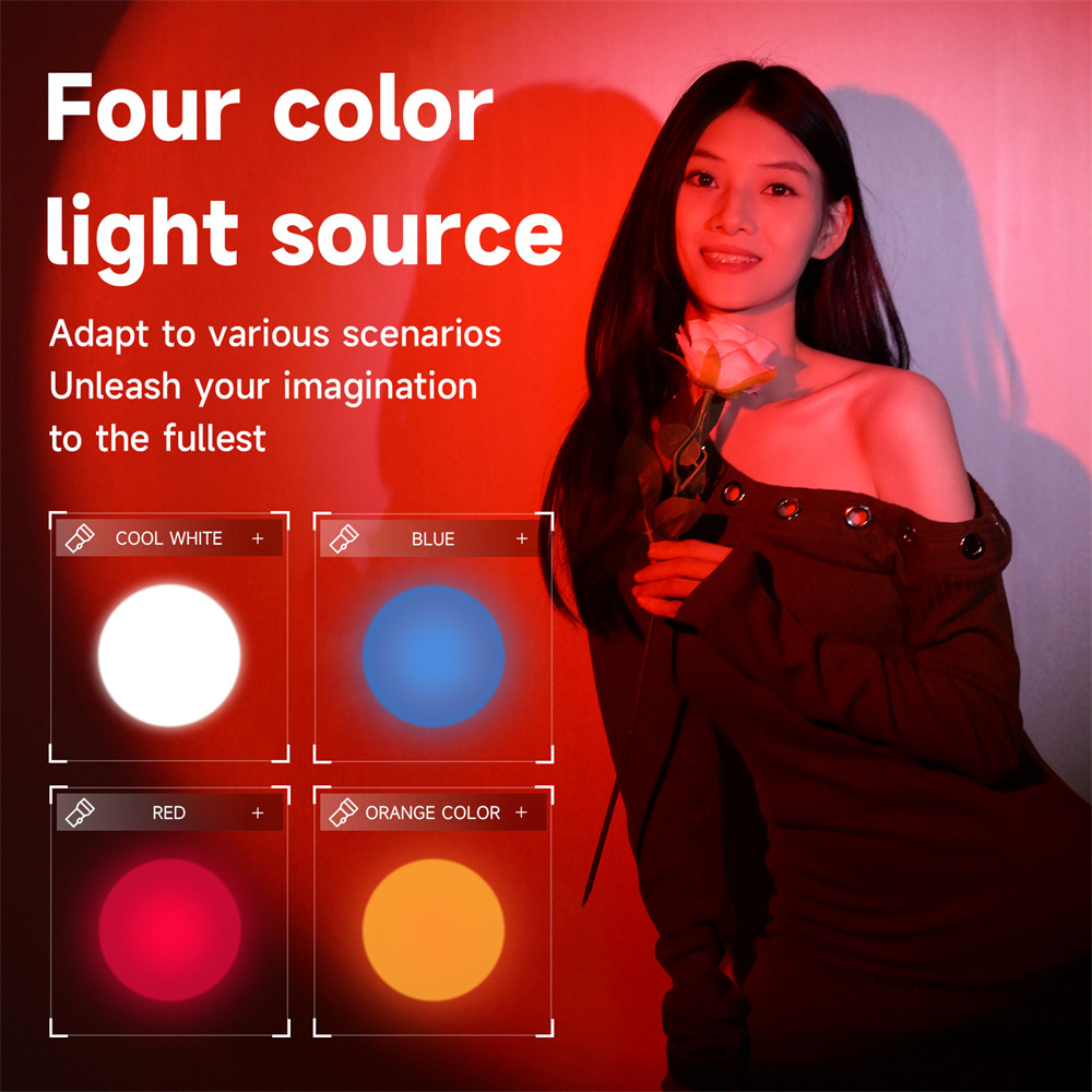 NOVO Flash de Fotografia com 4 - Torjim Rgb Photography Video Lighting avaliação e preço