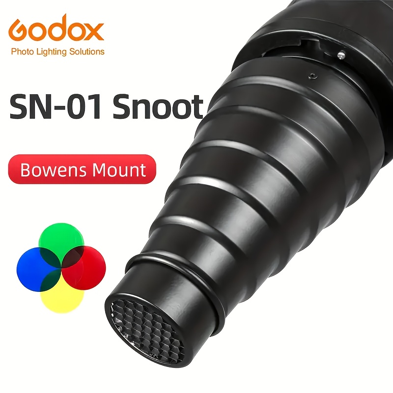 GODOX Bowens Mount Snoot com G - Snoot Flash Modifier avaliação e preço