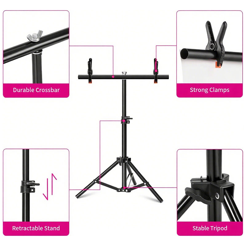 Suporte para cenários de fotog - Photography Lighting And Backdrop avaliação e preço