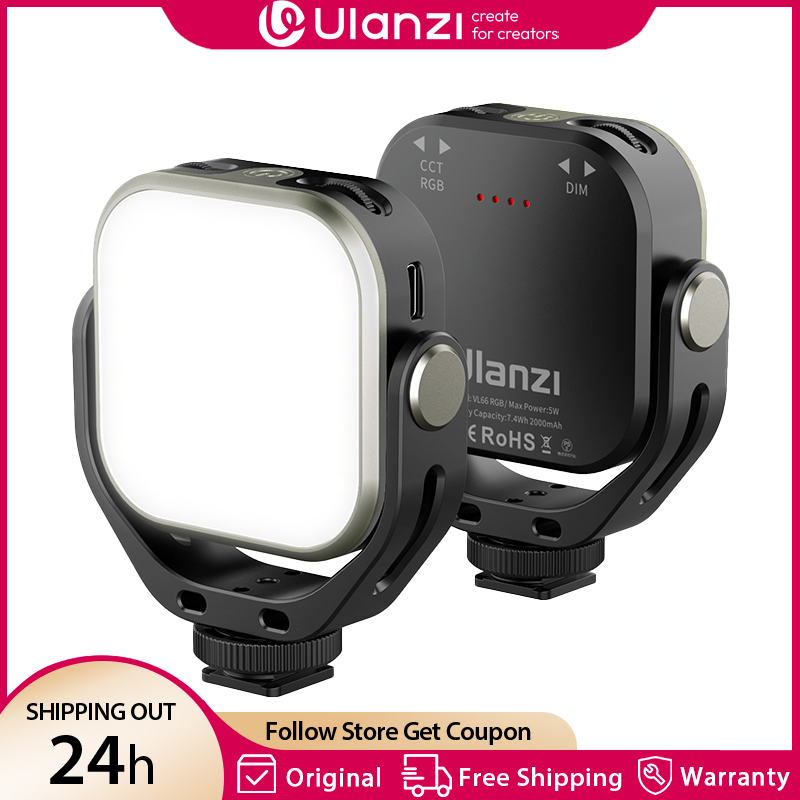 Luz de vídeo Ulanzi VL66 RGB 2 - Torjim Rgb Photography Video Lighting avaliação e preço