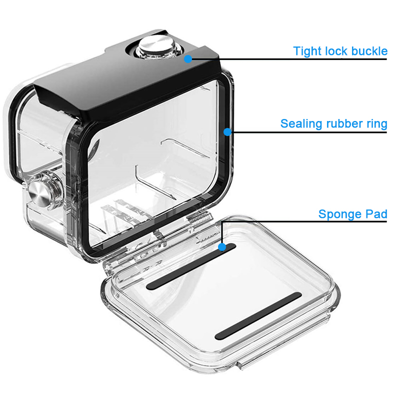 Capa à prova d'água de 60m par - Gopro Action Camera Hero 11 Black avaliação e preço