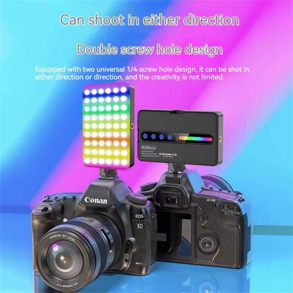 Luz led rgb para câmera, kit d - Torjim Rgb Photography Video Lighting avaliação e preço