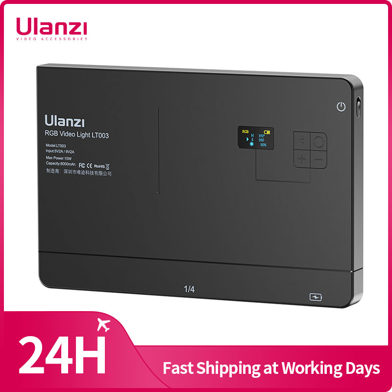 Ulanzi lt003 15w rgb luz de ví - Torjim Rgb Photography Video Lighting avaliação e preço