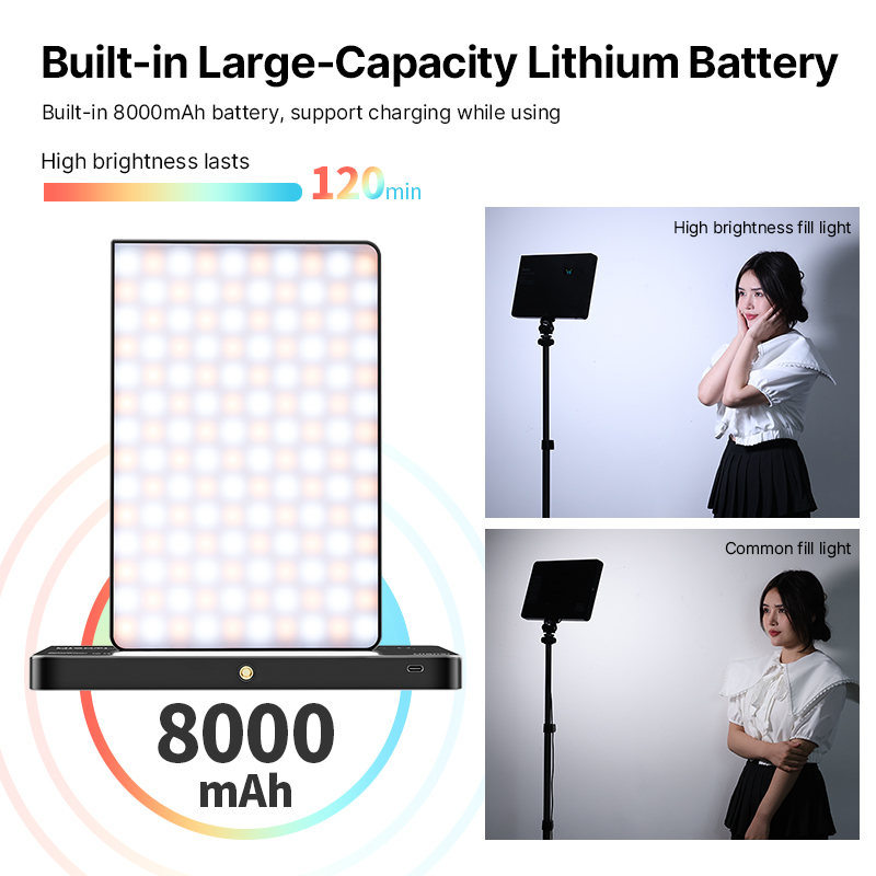 Ulanzi lt003 15w rgb luz de ví - Torjim Rgb Photography Video Lighting avaliação e preço