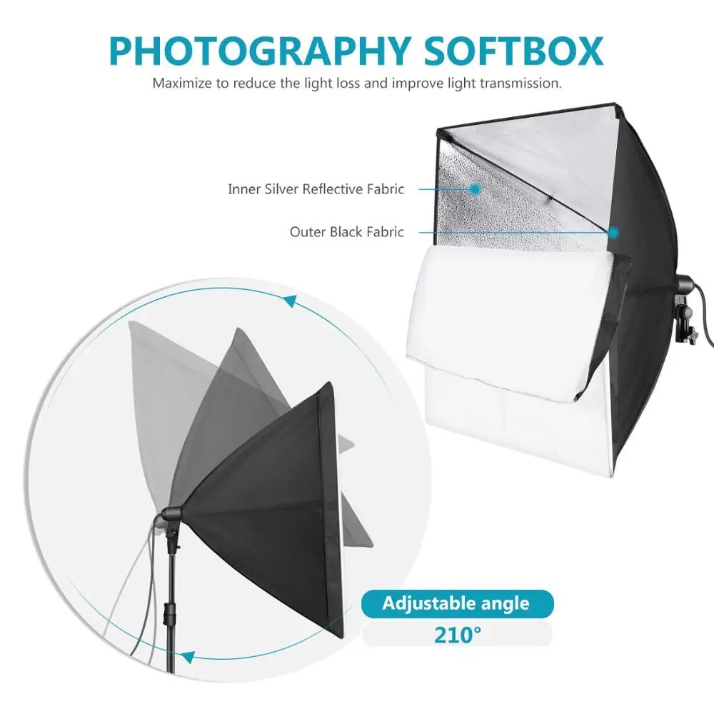 Kit de Iluminação Softbox LED  - Photography Lighting Kit Neewer avaliação e preço