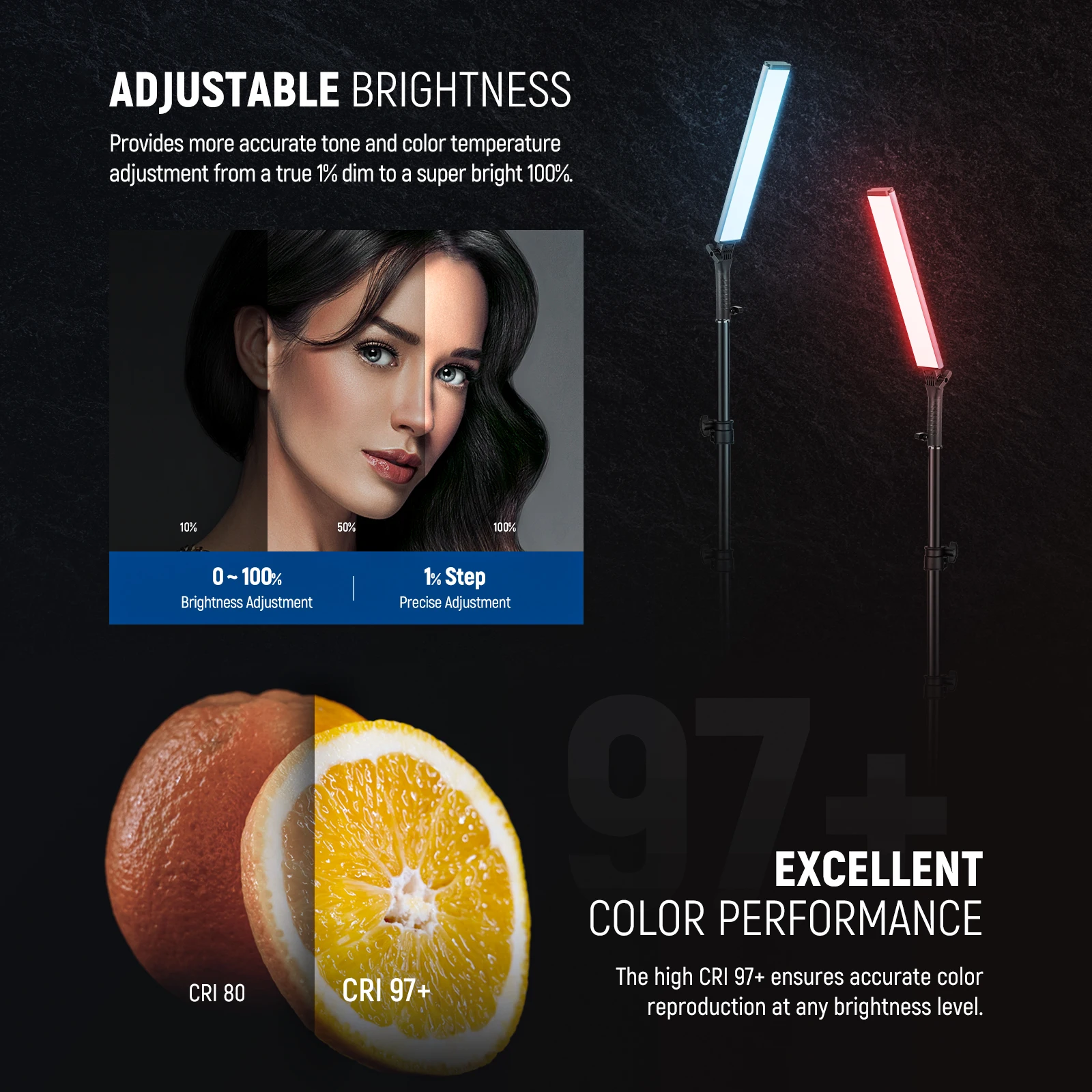 NEEWER Bastão de Luz LED RGB I - Photography Lighting Kit Neewer avaliação e preço