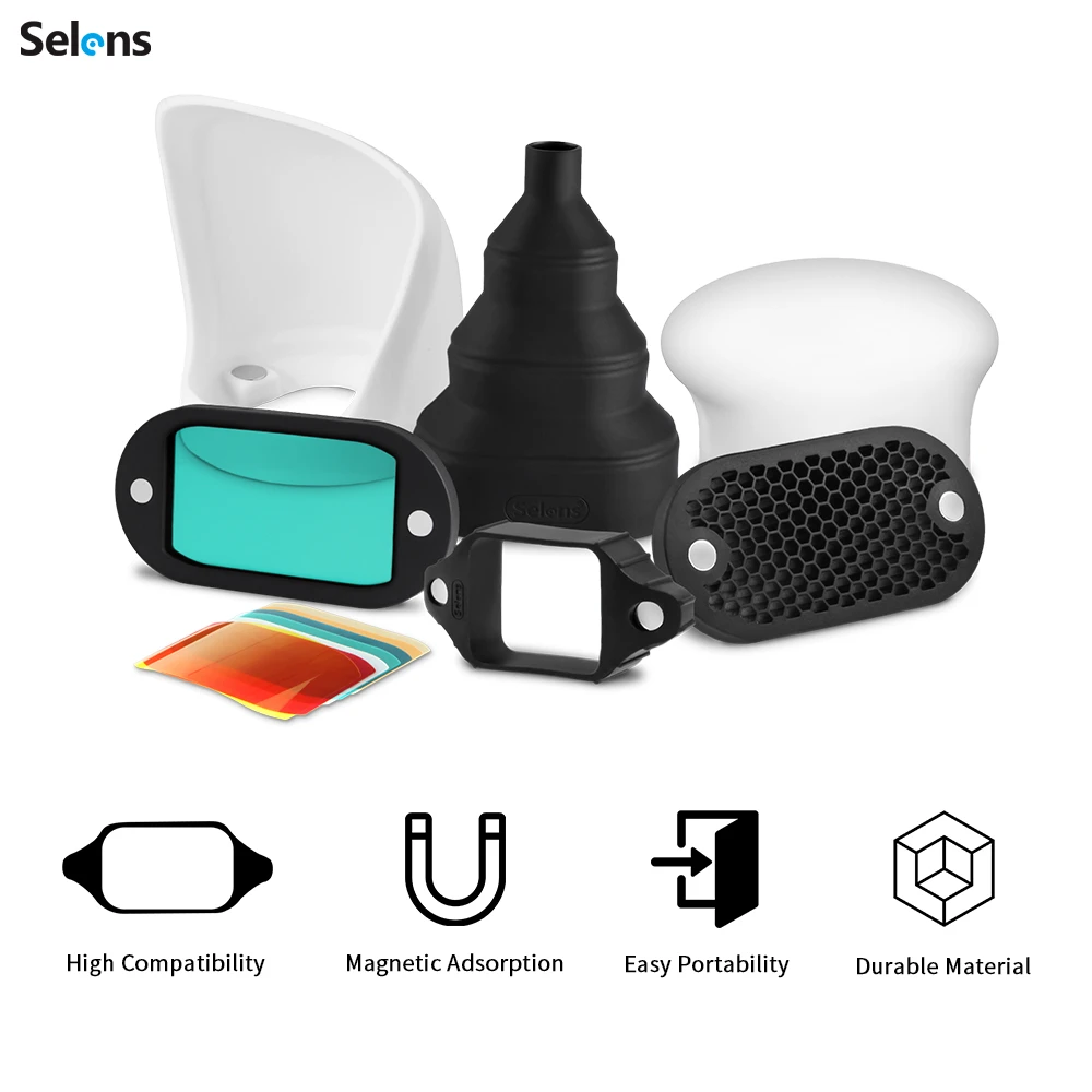 Selens Top Flash Magnetic Aces - Snoot Flash Modifier avaliação e preço