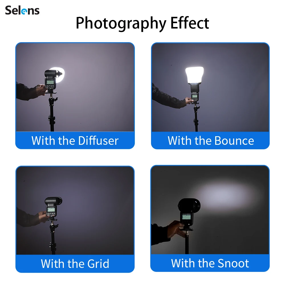 Selens Top Flash Magnetic Aces - Snoot Flash Modifier avaliação e preço