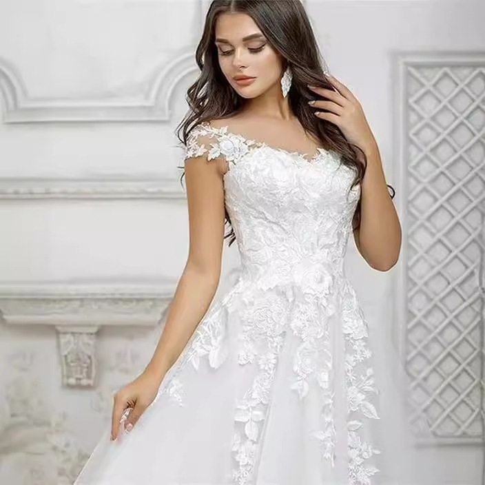 Vestido de Noiva Leve Sem Alça - Photography Lighting Style avaliação e preço