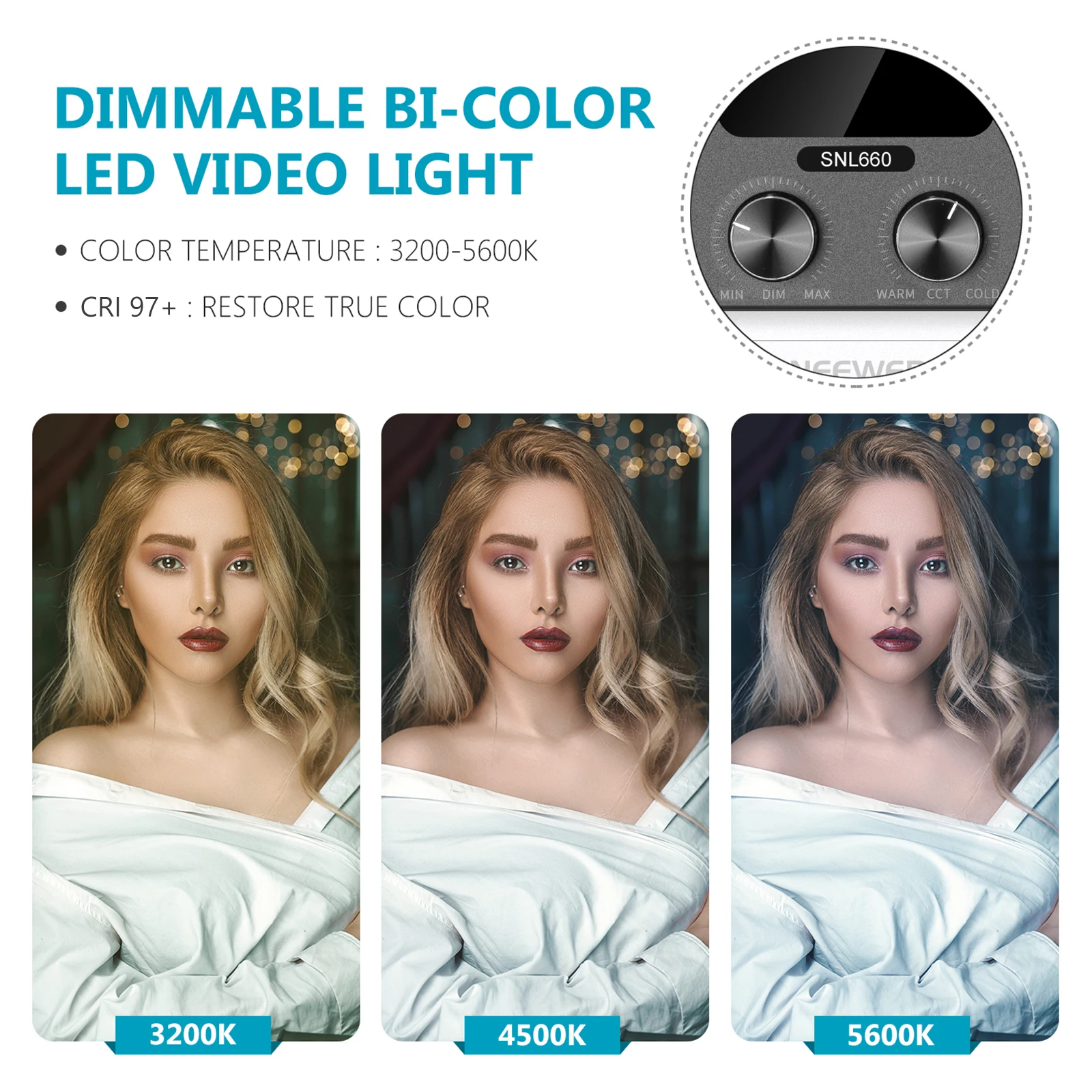 Neewer 660 LED Video Light 40W - Photography Lighting Kit Neewer avaliação e preço